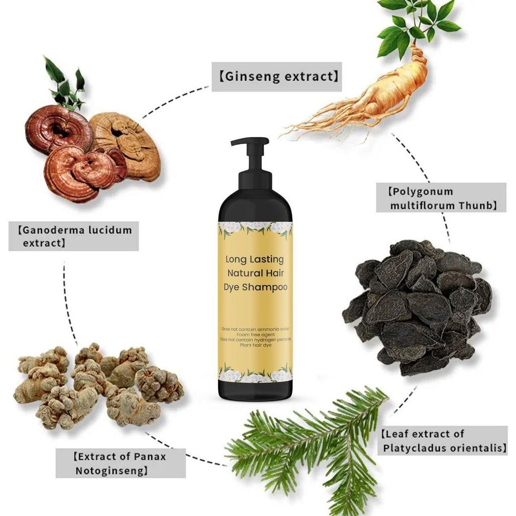 Long Lasting Natural Hair Dye Shampoo